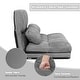 preview thumbnail 38 of 61, Costway Foldable Floor Sofa Bed 6-Position Adjustable Lounge Couch