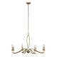 preview thumbnail 9 of 10, Uttermost Corella 8 Light Chandelier - 40"W x 40"D x 23"H