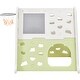 preview thumbnail 2 of 5, 5-in-1 Toddler Climber Basketball Hoop Set, Kids Climber Playset With Tunnel Climber Whiteboard Building Block Baseplates