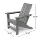 preview thumbnail 40 of 38, Encino Outdoor Adirondack Chairs (Set of 2) by Christopher Knight Home