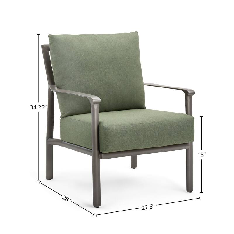 Aspen Cushion Outdoor Resort-Grade Sunbrella Lounge Chair
