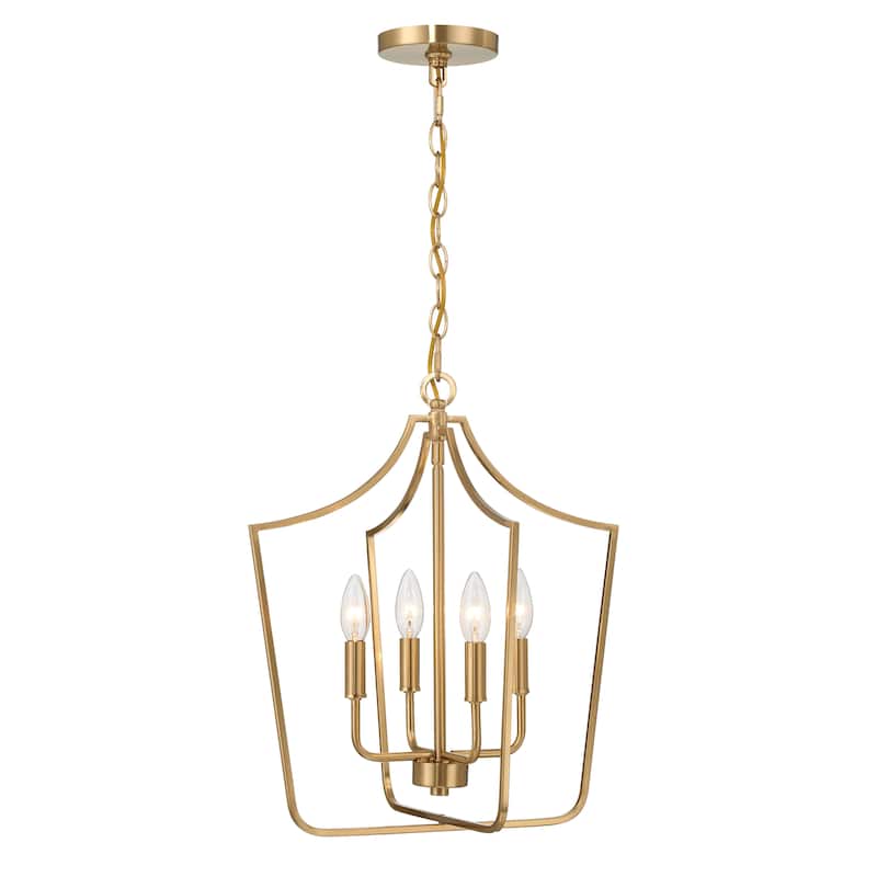 Constance Tapered Metal Chandelier Style Ceiling Light - 17.0"L x 17.0"W x 19.0"H