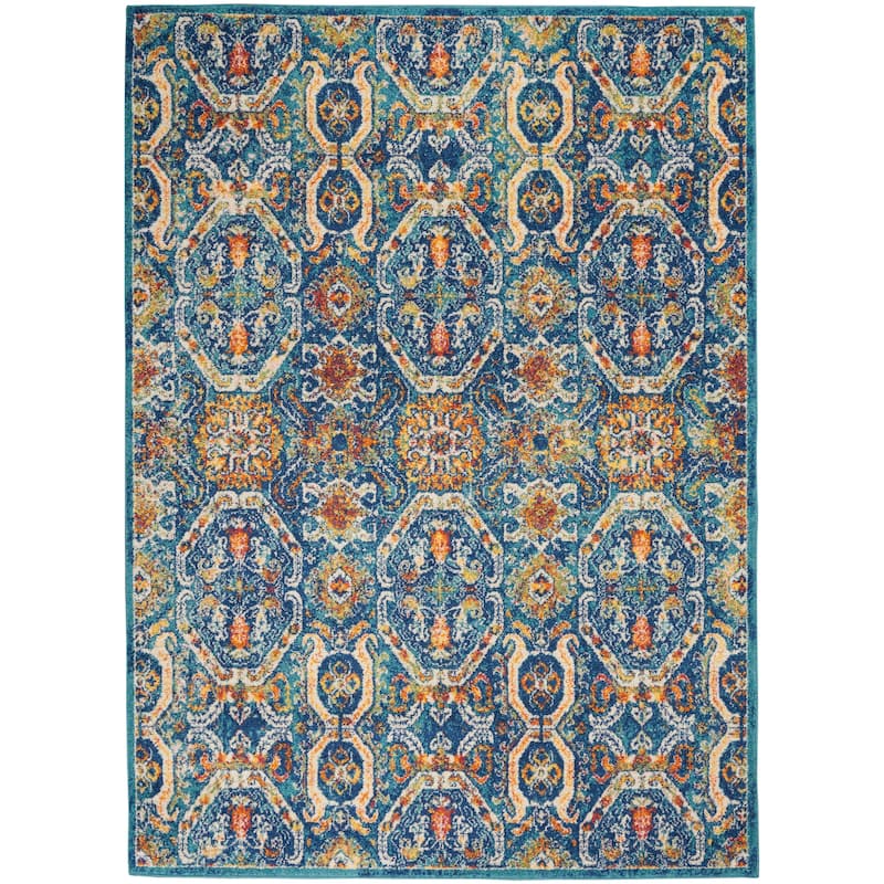 Nourison Allur Colorful Boho Tribal Medallion Area Rug