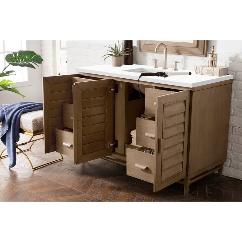 James Martin Vanities 620-V48-3WZ Portland 48" Free Standing Single