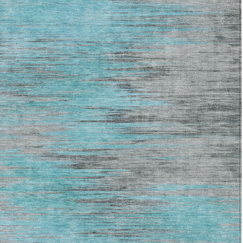 HomeRoots Abstract Transitional Rectangle Outdoor Rug