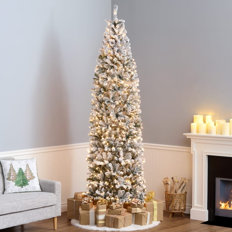 National Tree Company 9 ft Pre-Lit Acacia Artificial Christmas Tree with 500 Lights - 9 Foot