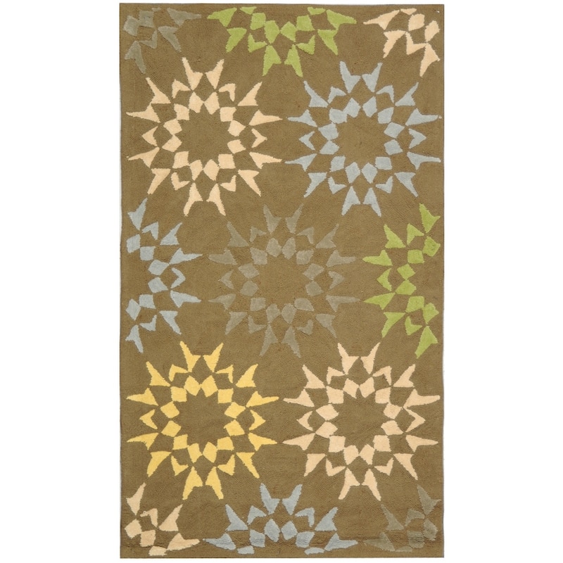 Martha Stewart by SAFAVIEH Quilt Cotton Rug - 2'6" x 4'3" - Opal/Grey