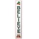preview thumbnail 1 of 3, National Tree Company 47 in. Believe Vertical Holiday Wall Sign - White - 47 in