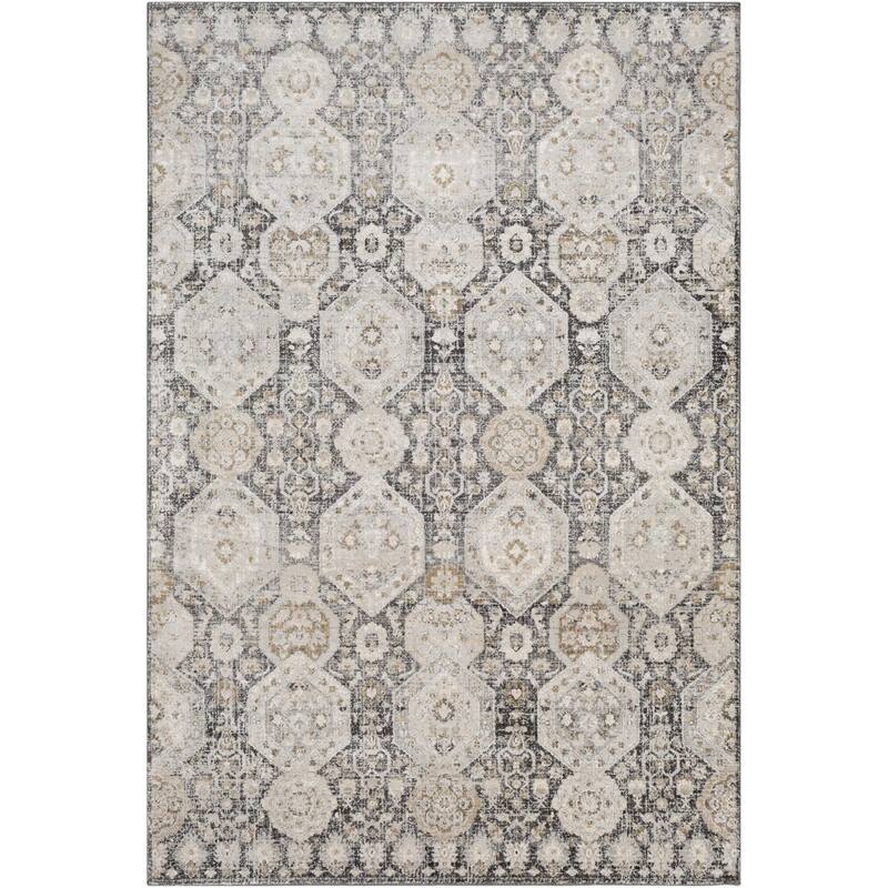 Livabliss Indigo Arts & Crafts Medallion Area Rug