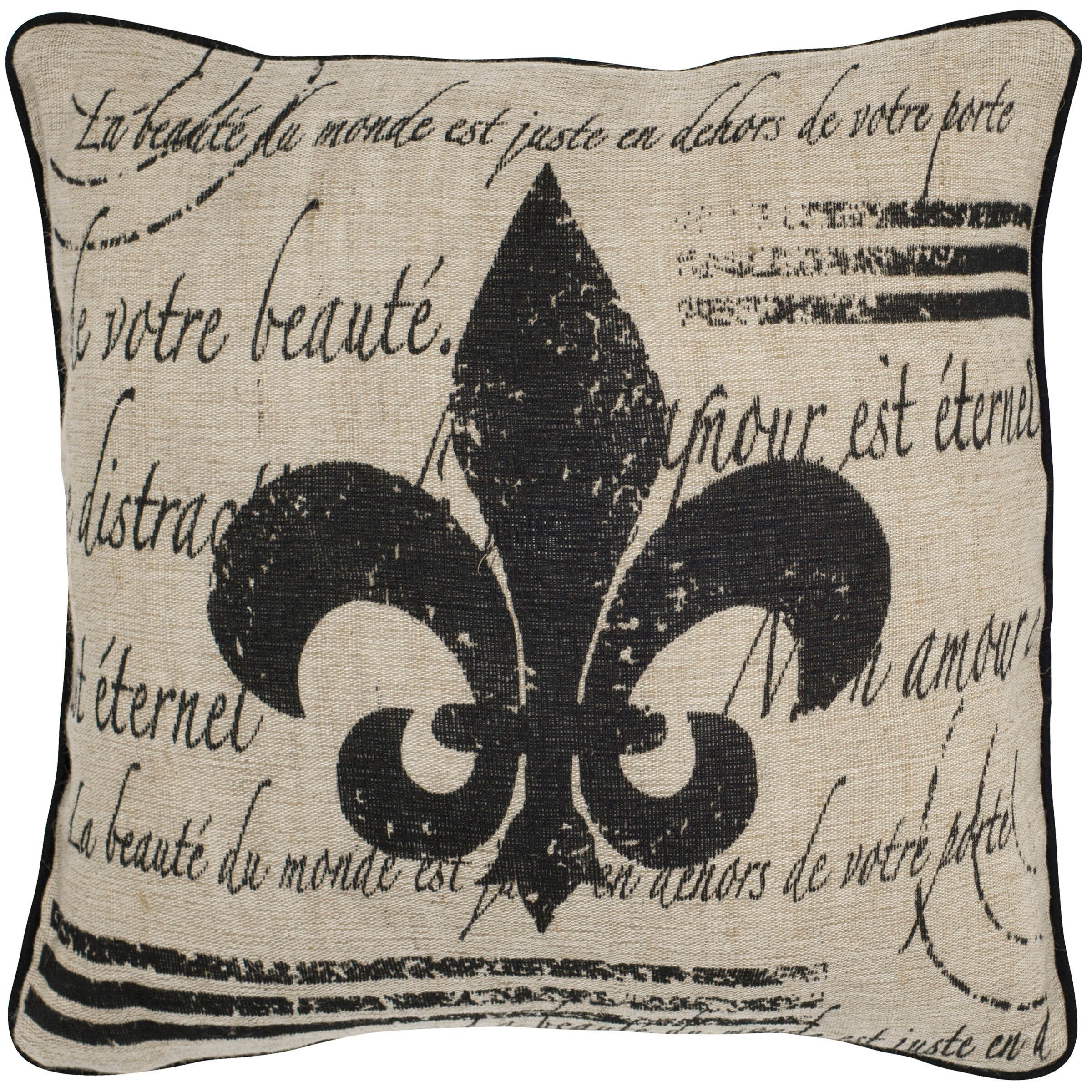 Fleur de lis sales throw pillows