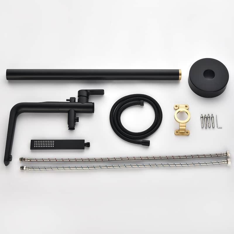 Single-Handle 1-Spray Tub and Shower Faucet-Built In Valve--Clihome
