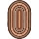preview thumbnail 25 of 45, SAFAVIEH Handmade Braided Juliana Country Rug 5' x 8' Oval - Brown/Light Brown - Oval