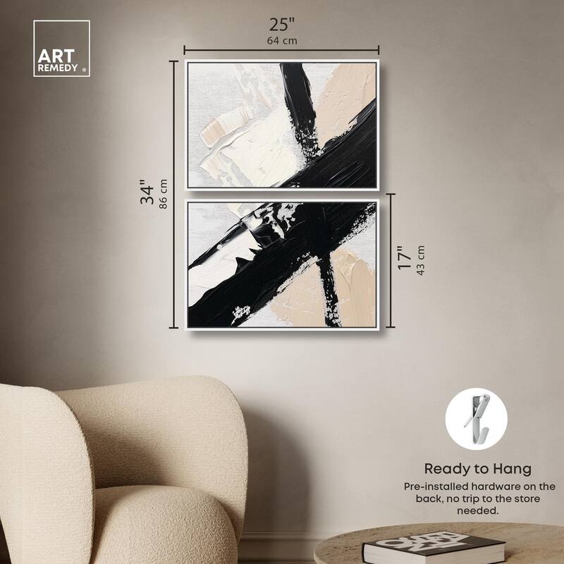 Graphic Impact II Canvas Set of 2 by Art Remedy