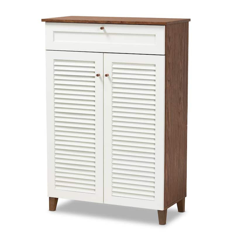 Carson Carrington Kaettilstorp Modern and Contemporary 5-shelf Shoe Cabinet
