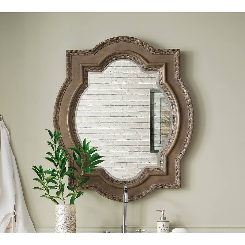 James Martin Vanities Castilian 35" Mirror, Empire Gray - Empire Gray