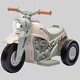 preview thumbnail 3 of 1, Toddler Electric Motorcycle, 6V Ride-On Bubble Car with LED Headlight, Music, 3-Wheeled Motorbike, 1.9 MPH Speed White