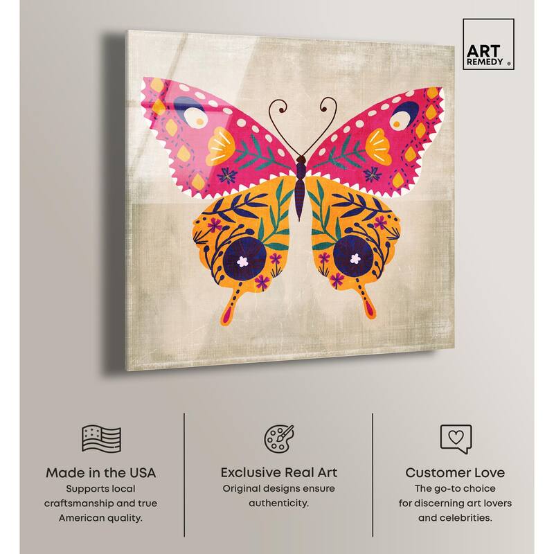 Butterfly Wings II Acrylic by Art Remedy, Ready to Hang