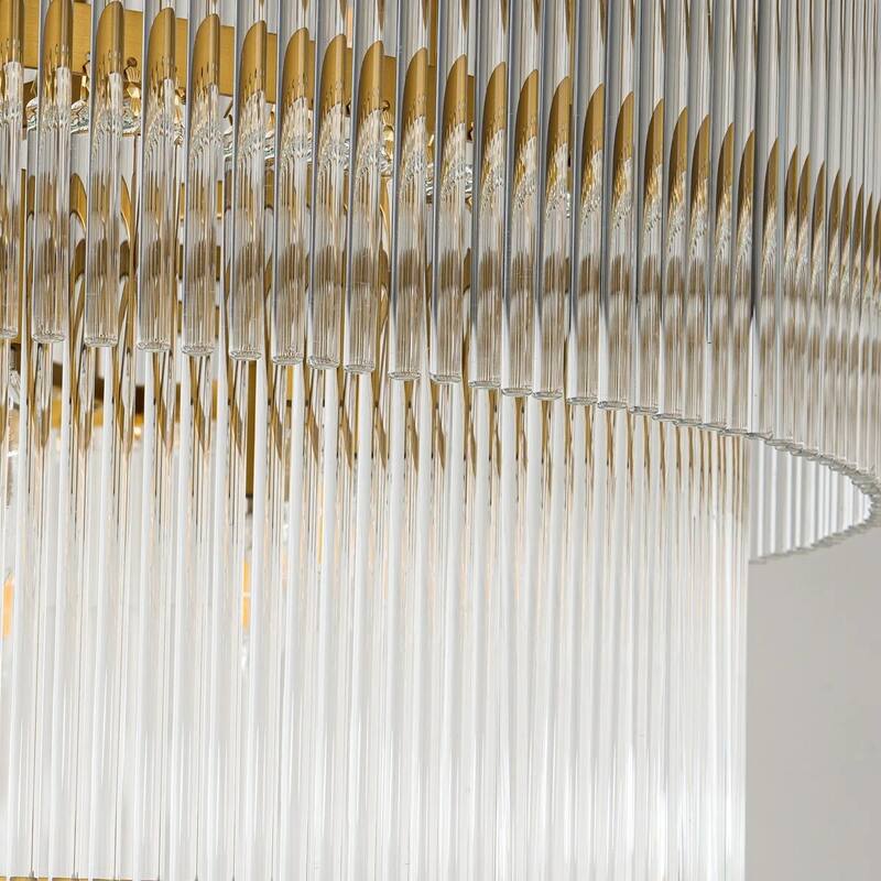 KAYLA 77"H Seven-LayerStriped Column StairLight