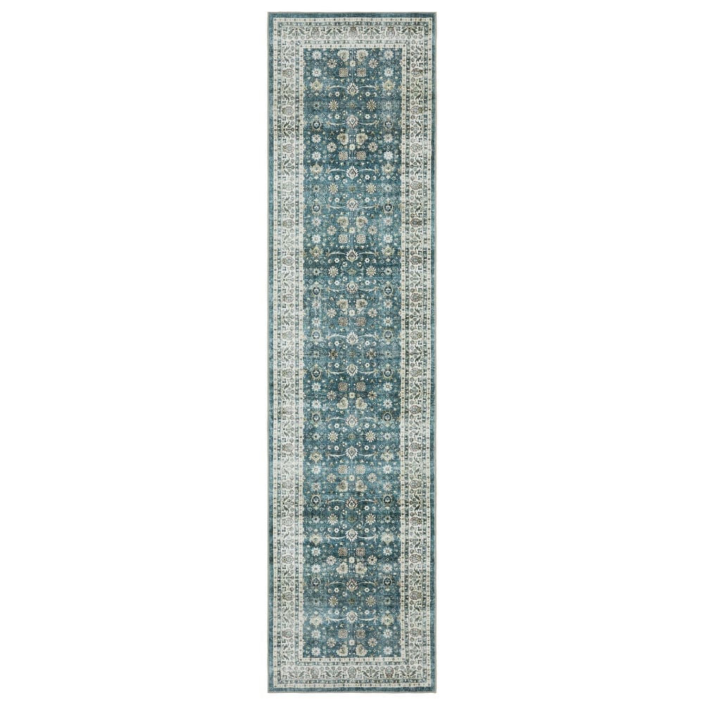 Style Haven Sunderland Bordered Traditional Machine Washable Area Rug Mat