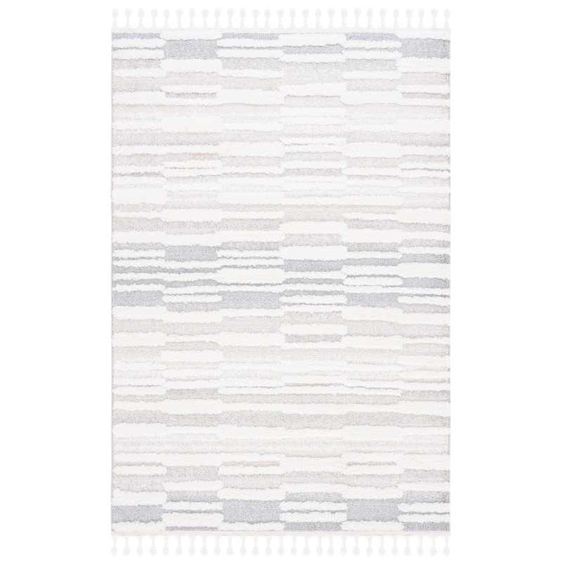 SAFAVIEH Moroccan Tassel Shag Mariola 2-inch Thick Rug