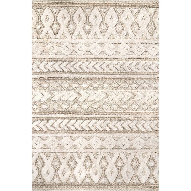 Nuloom Rebecca High Low Textured Shaggy Area Rug