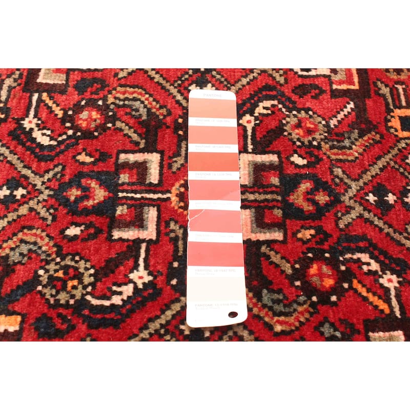 ECARPETGALLERY Hand-knotted Andelz Red Wool Rug - 3'11 x 6'0