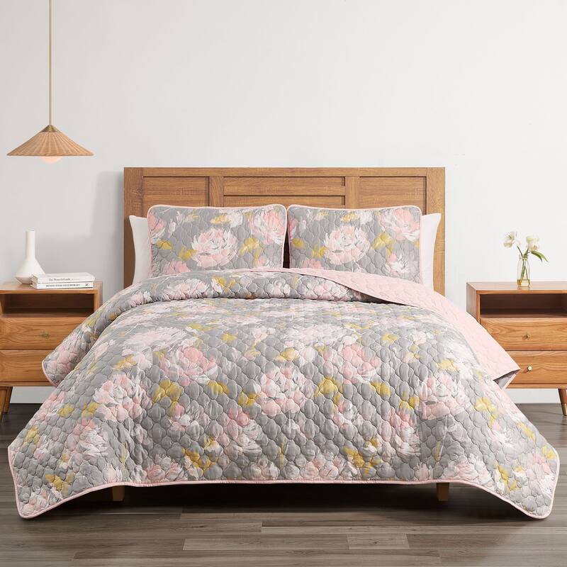 Bloom Quilt Set - Twin - 2 Piece