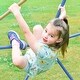preview thumbnail 8 of 7, 10 ft Kids Climbing Dome with Canopy and Playmat for Backyard Fun - 120"L x 94.44"W x 120"H