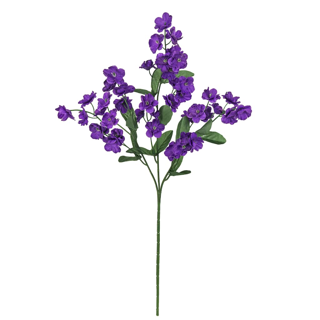 Set of 12 Purple Artificial Baby's Breath Gypsophila Flower Stem Spray 18in - 18" L x 5" W x 3" DP