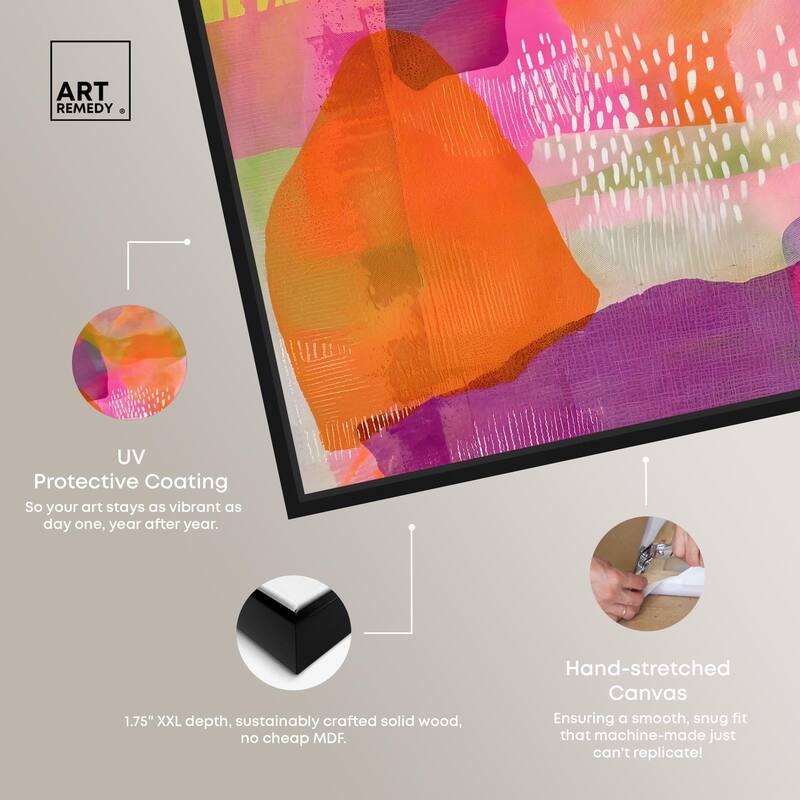 Garnet Gleam V Canvas by Art Remedy