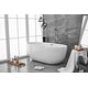 preview thumbnail 3 of 173, Adler Soaking Bathtub in Glossy White