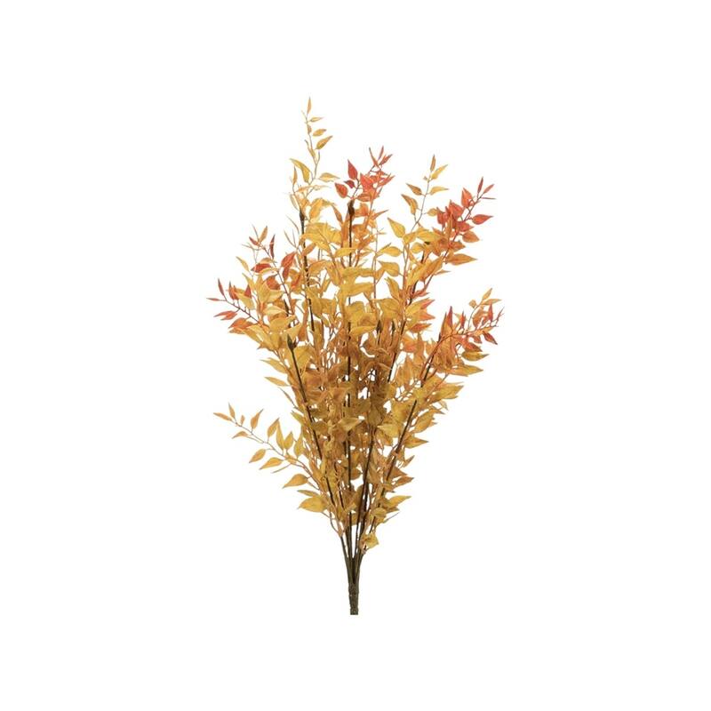 HomeRoots Set of Six Orange And Yellow Fall Foliage Wreath Sprays