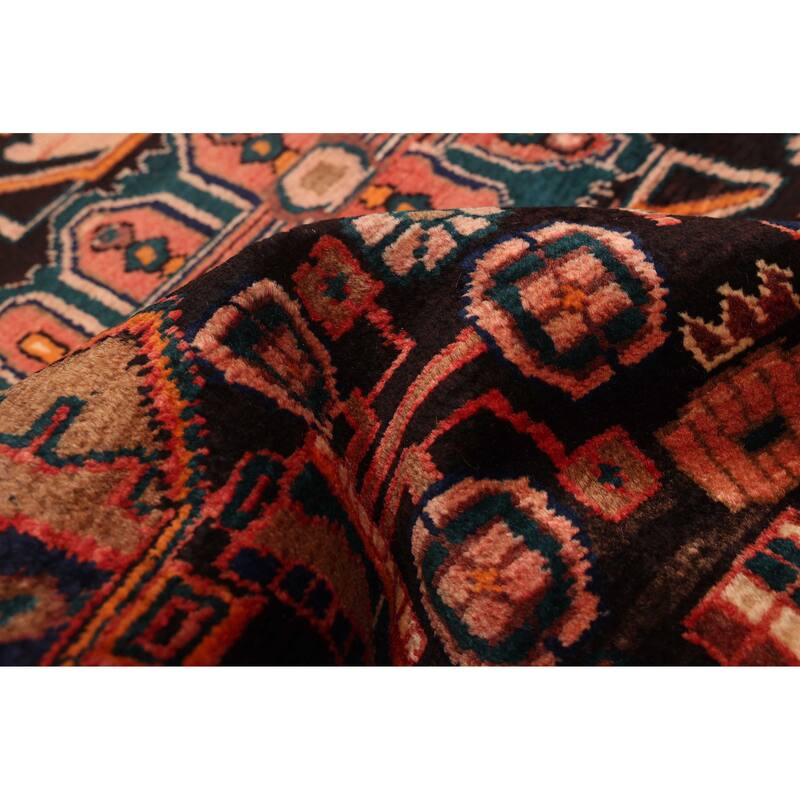 ECARPETGALLERY Hand-knotted Konya Anatolian Black Wool Rug - 3'8 x 6'9