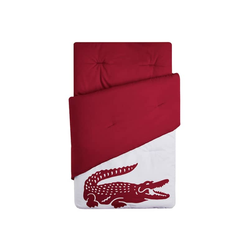Lacoste Standard Cotton Reversible 4 Piece Comforter Set