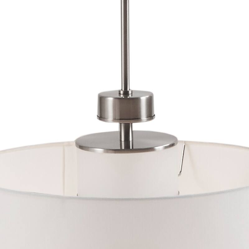 Pacific Metal Pendant with Drum Shade for livingroom,bedroom,and dining room