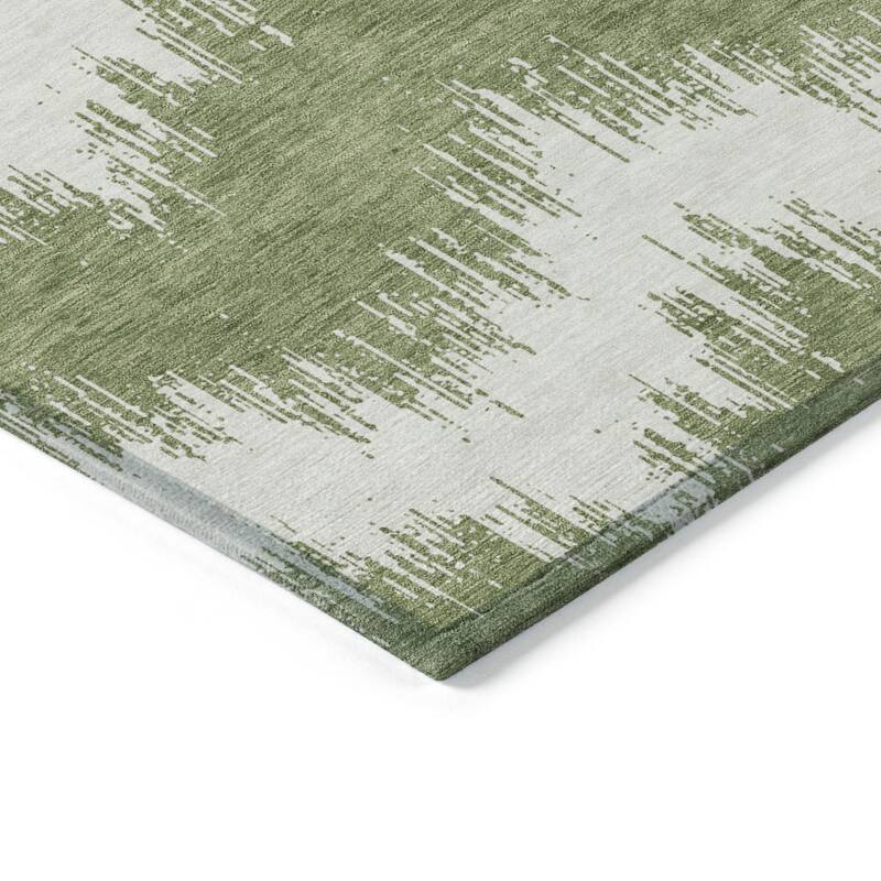 HomeRoots Chevron Transitional Rectangle Outdoor Rug