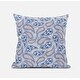 18âundefined Blue Gray Boho Paisley Suede Throw Pillow - Bed Bath ...