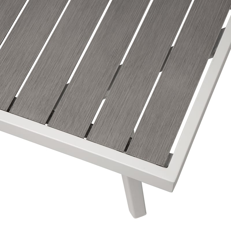 Glitzhome Outdoor Modern Patio Aluminum Sectional Seater Sofa or Coffee Side Table