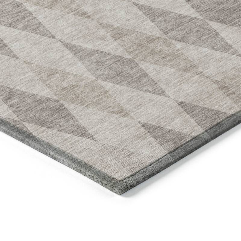 Hamo Stylish Geometric Weather Resistant Versatile Elegance Outdoor Rug