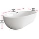preview thumbnail 57 of 173, Adler Soaking Bathtub in Glossy White