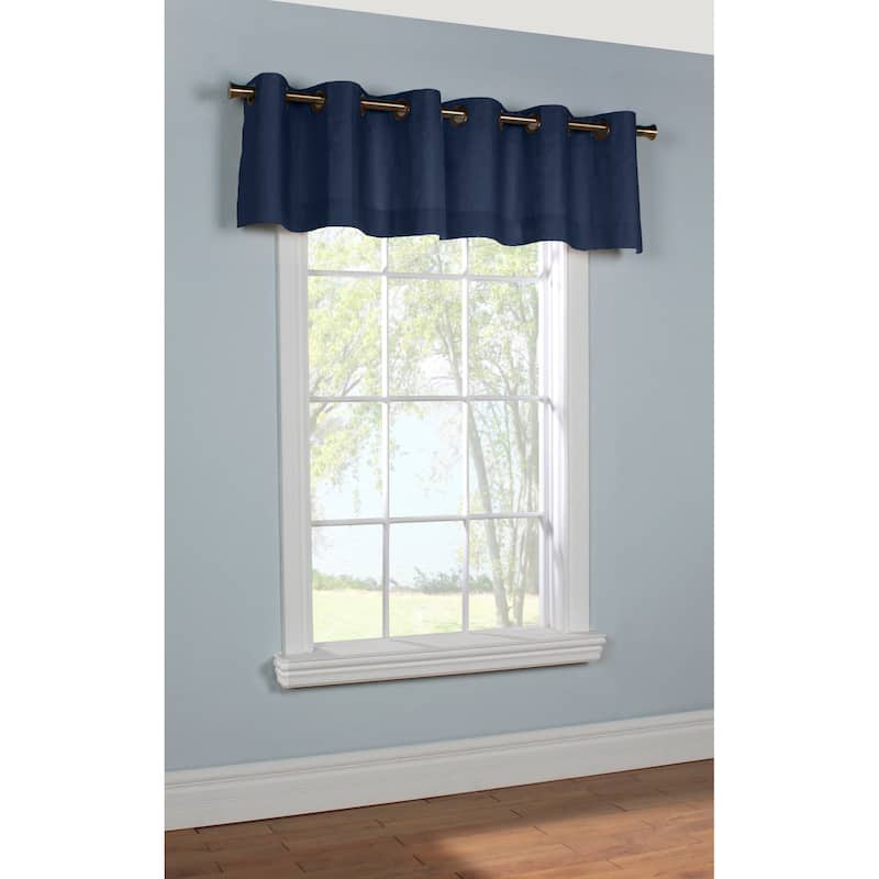 ThermaLogic Weathermate Insulated Cotton Grommet Valance - 40" x 15" - Navy
