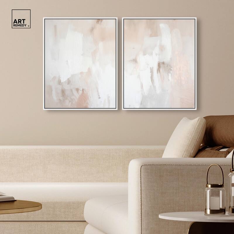Opalescent Hues III Canvas Set of 2 by Art Remedy