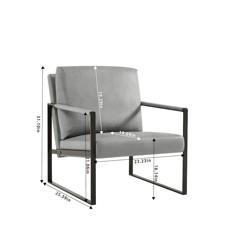 29.13" Arm Chair with Non-slip Feet