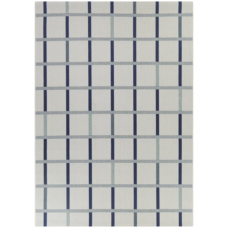 Kramer Modern Checkered Indoor/Outdoor Area Rug