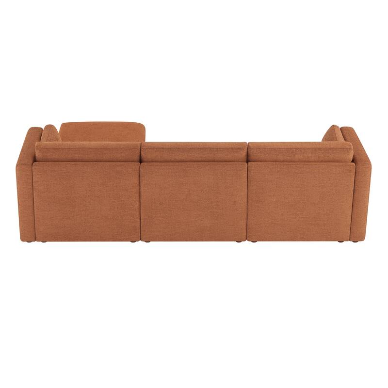 Celia Oversized Modular Sectional Fabric Sofa Set