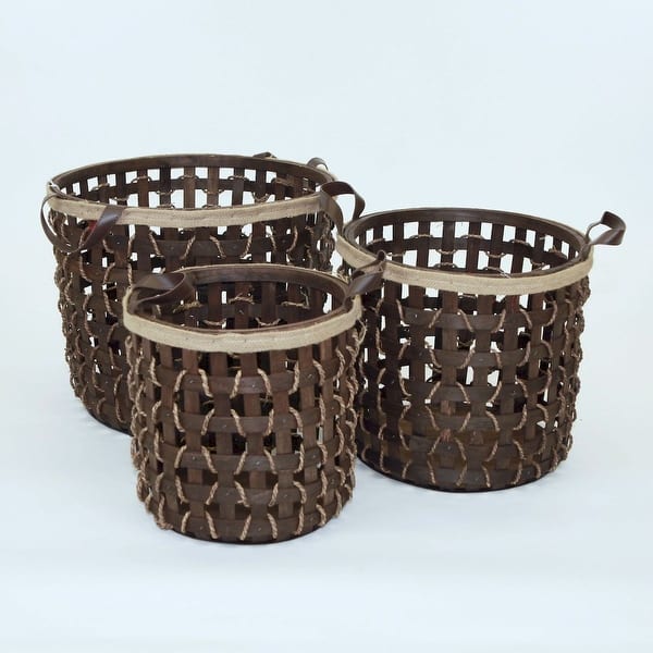 https://ak1.ostkcdn.com/images/products/is/images/direct/e5ff131c89a739e9c219897a569ce7f55a7c40fa/Dark-Brown-Woven-Wood-With-Fabric-Handles-Baskets-%28Set-Of-3%29.jpg?impolicy=medium