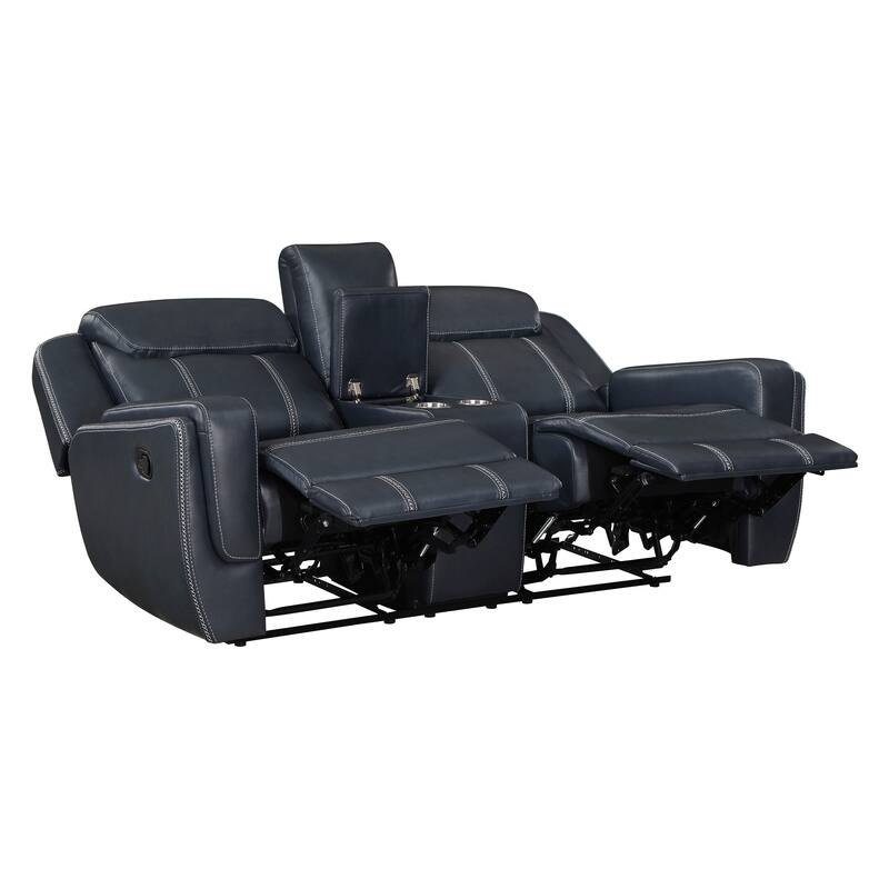 Manuel 2-Piece Manual Reclining Living Room Sofa Set