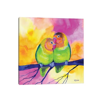 iCanvas "Love Birds II" by Terri Kelleher Canvas Print