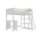 preview thumbnail 5 of 18, Max & Lily Twin High Loft Bed with Desk and Bookcase