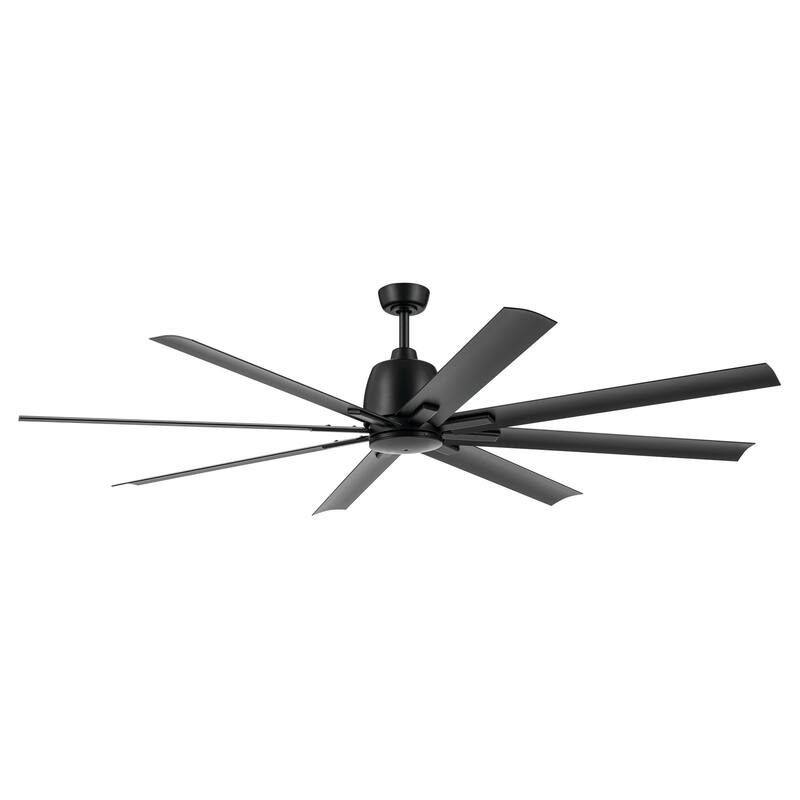 Kichler 310275 Breda 75" 8 Blade Indoor / Outdoor Ceiling Fan - Satin Black